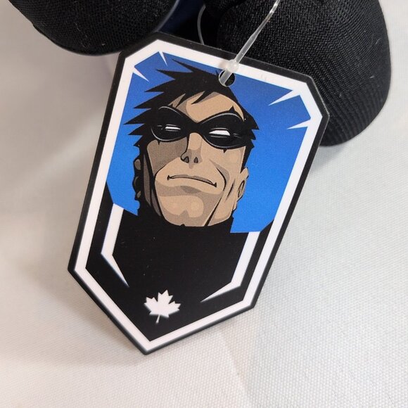 Comic Con Souvenir 3 Lot Ottawa Canada Blue Plush Superhero Water Bottle Lanyard - Picture 6 of 16